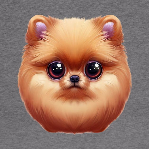 Woofin' Wonderful Pomeranian by Art By Mojo